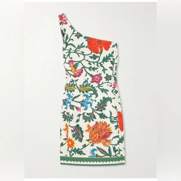 NWOT LA DOUBLEJ one-shoulder mini dress - Picture 4 of 4